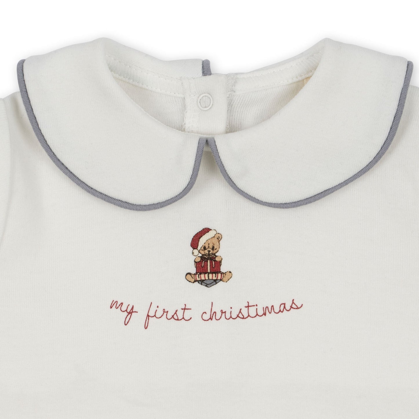 MY FIRST CHRISTMAS ONESIE - OPTIC WHITE