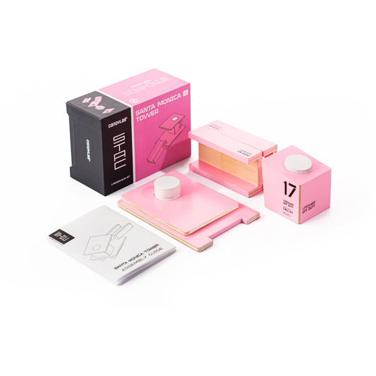 Pink Santa Monica Beach Tower