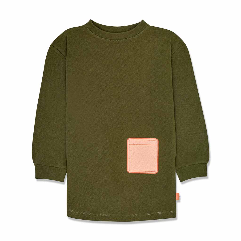 Olive Girl Sweatshirt Dress