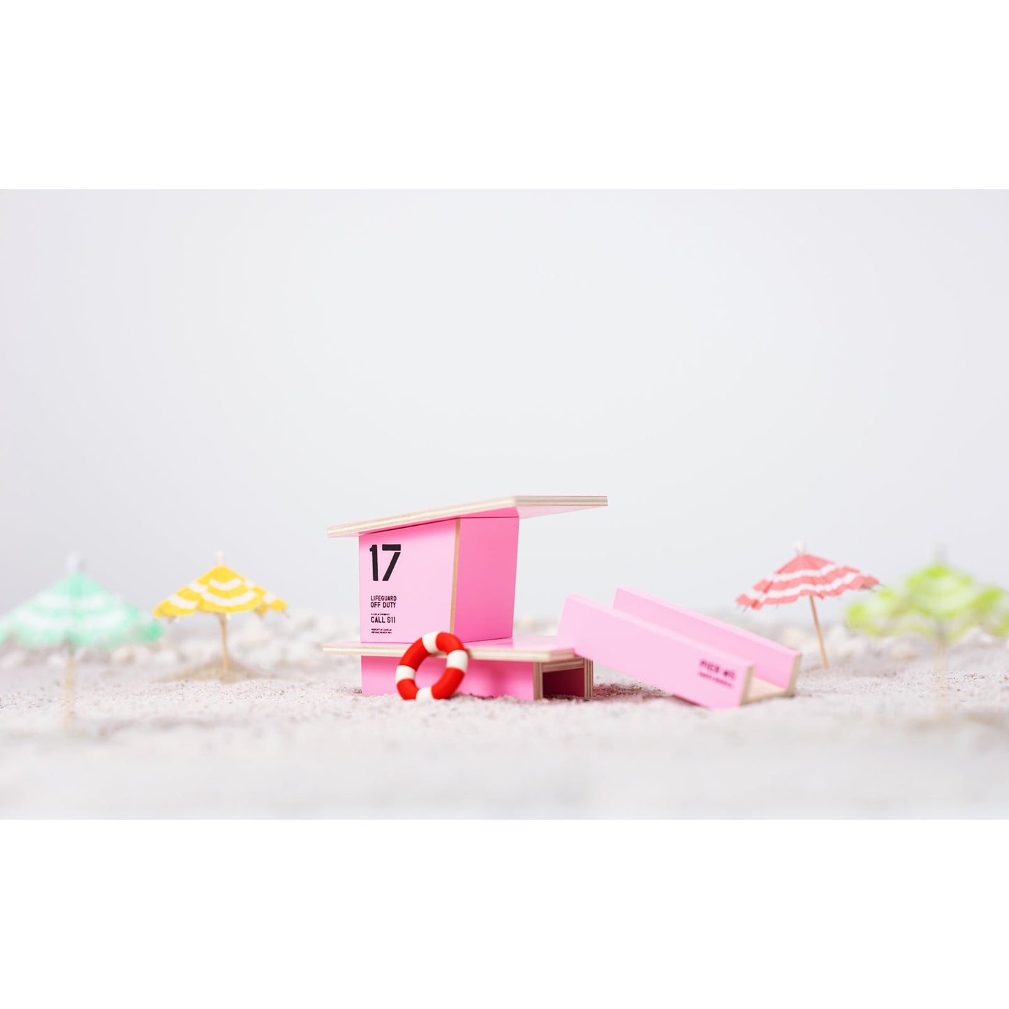 Pink Santa Monica Beach Tower