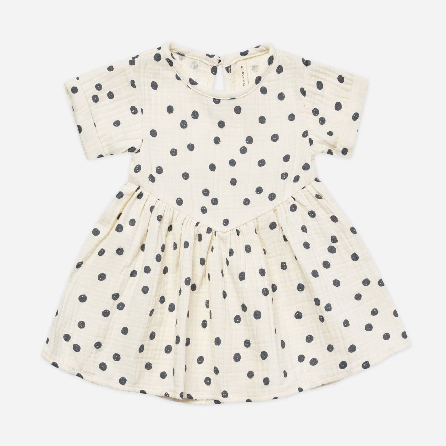 Brielle Dress || Navy Dot