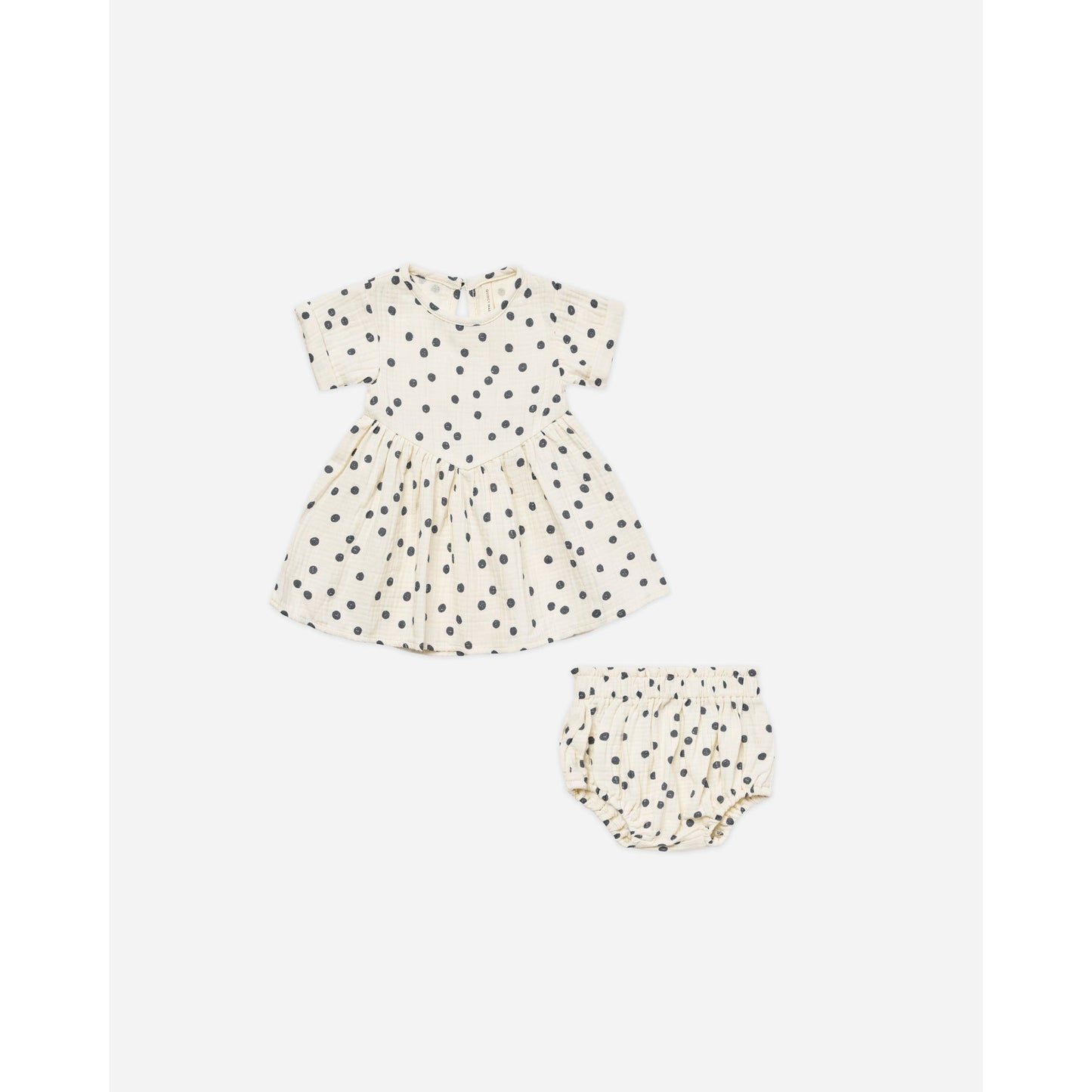 Brielle Dress || Navy Dot