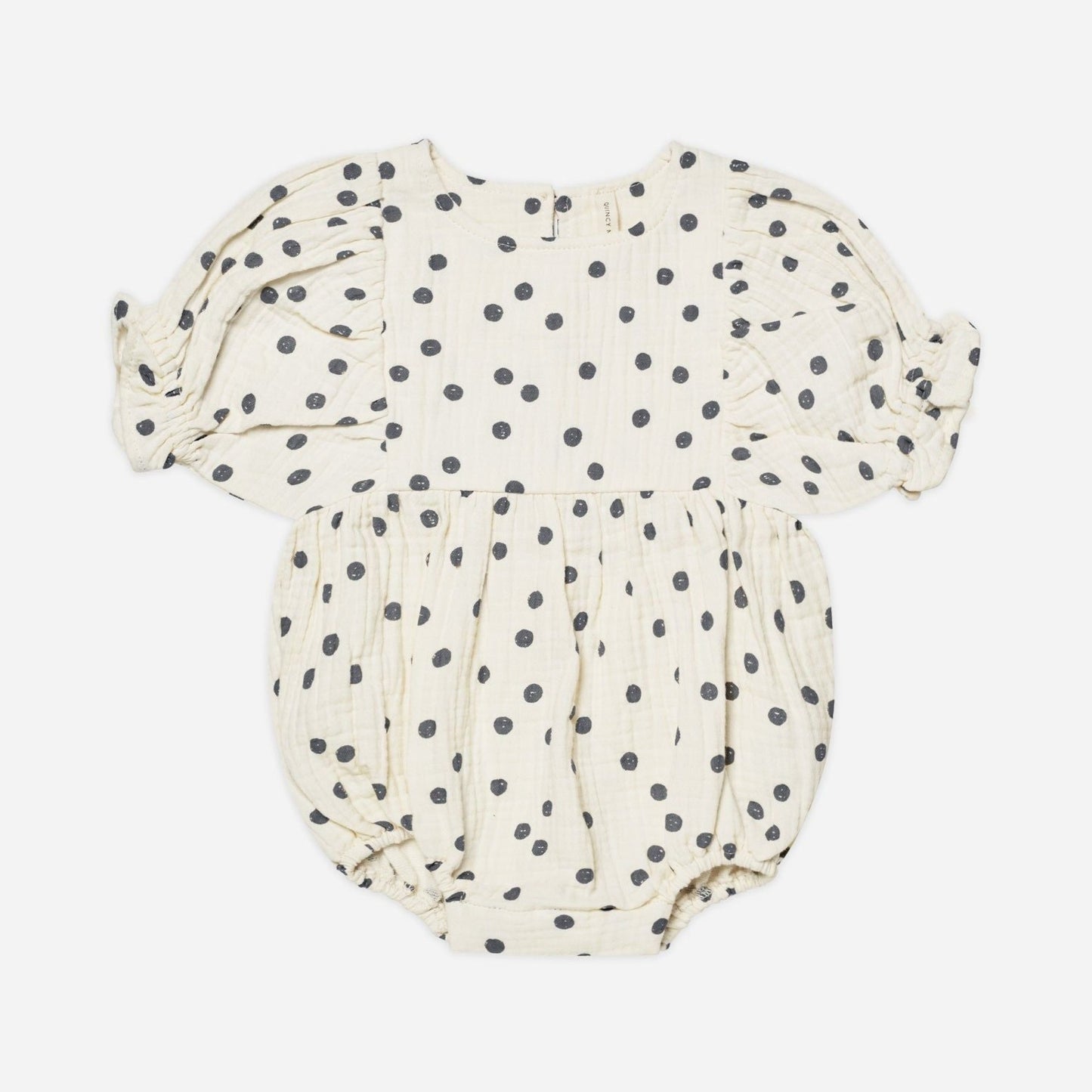 Cosette Romper || Navy Dot