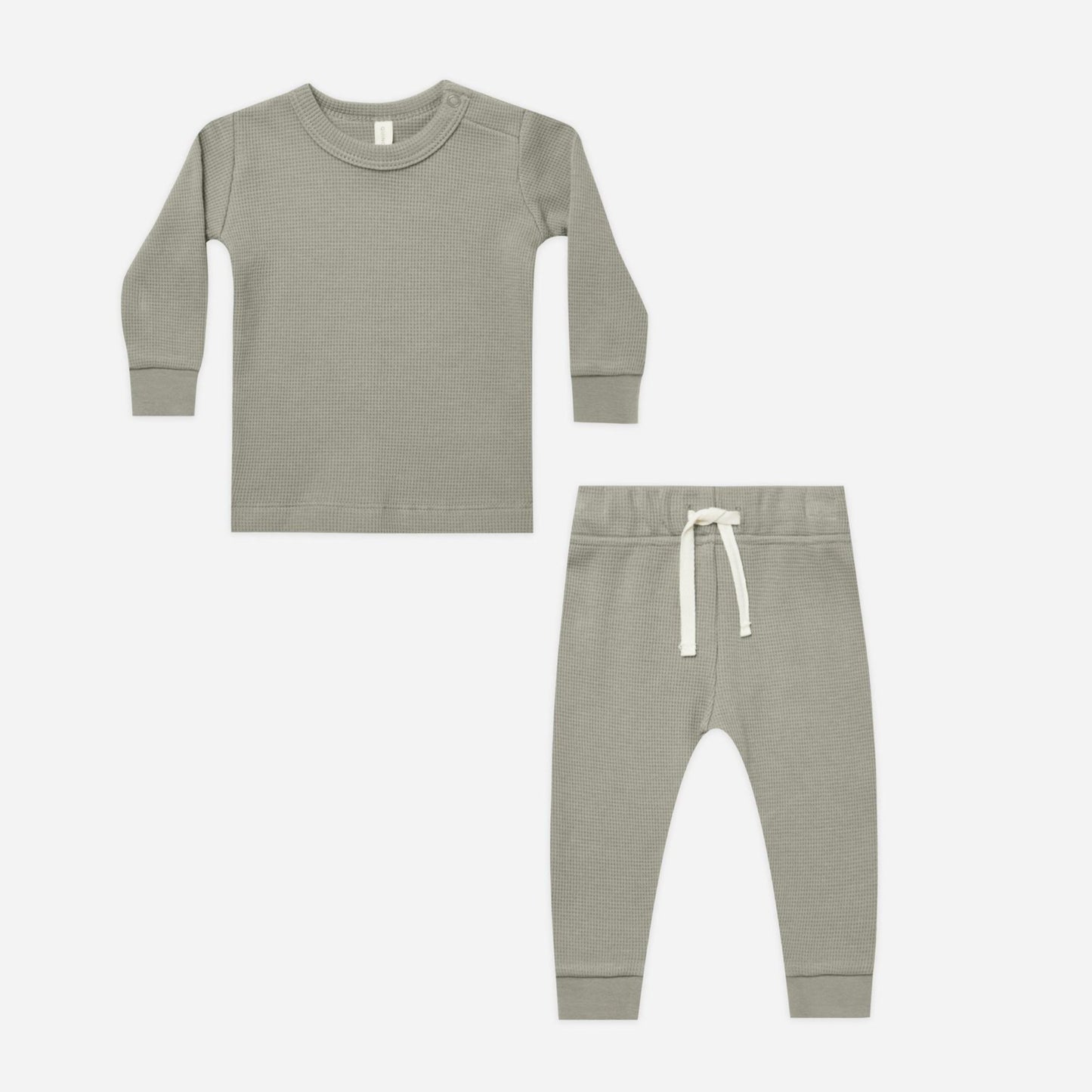 Waffle Top + Pant Set || Basil