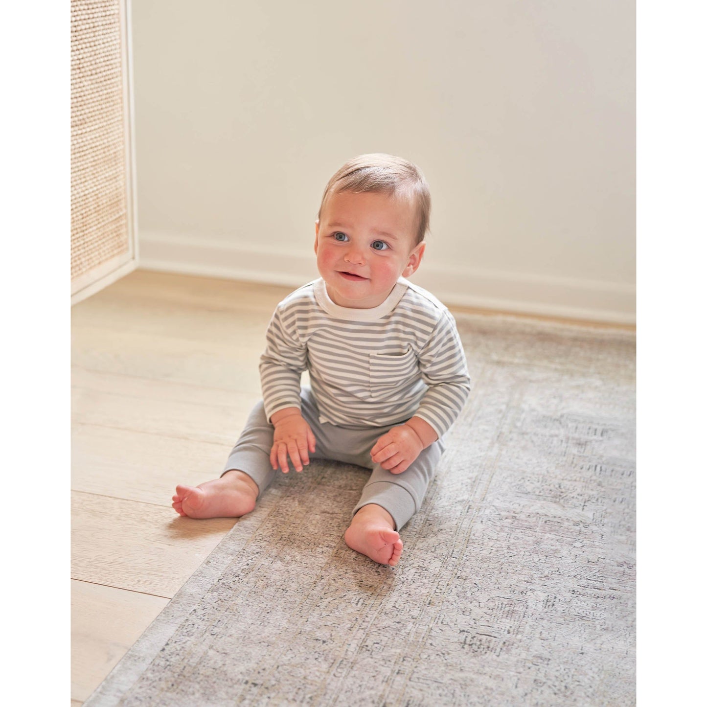 Drawstring Pant || Dusty Blue