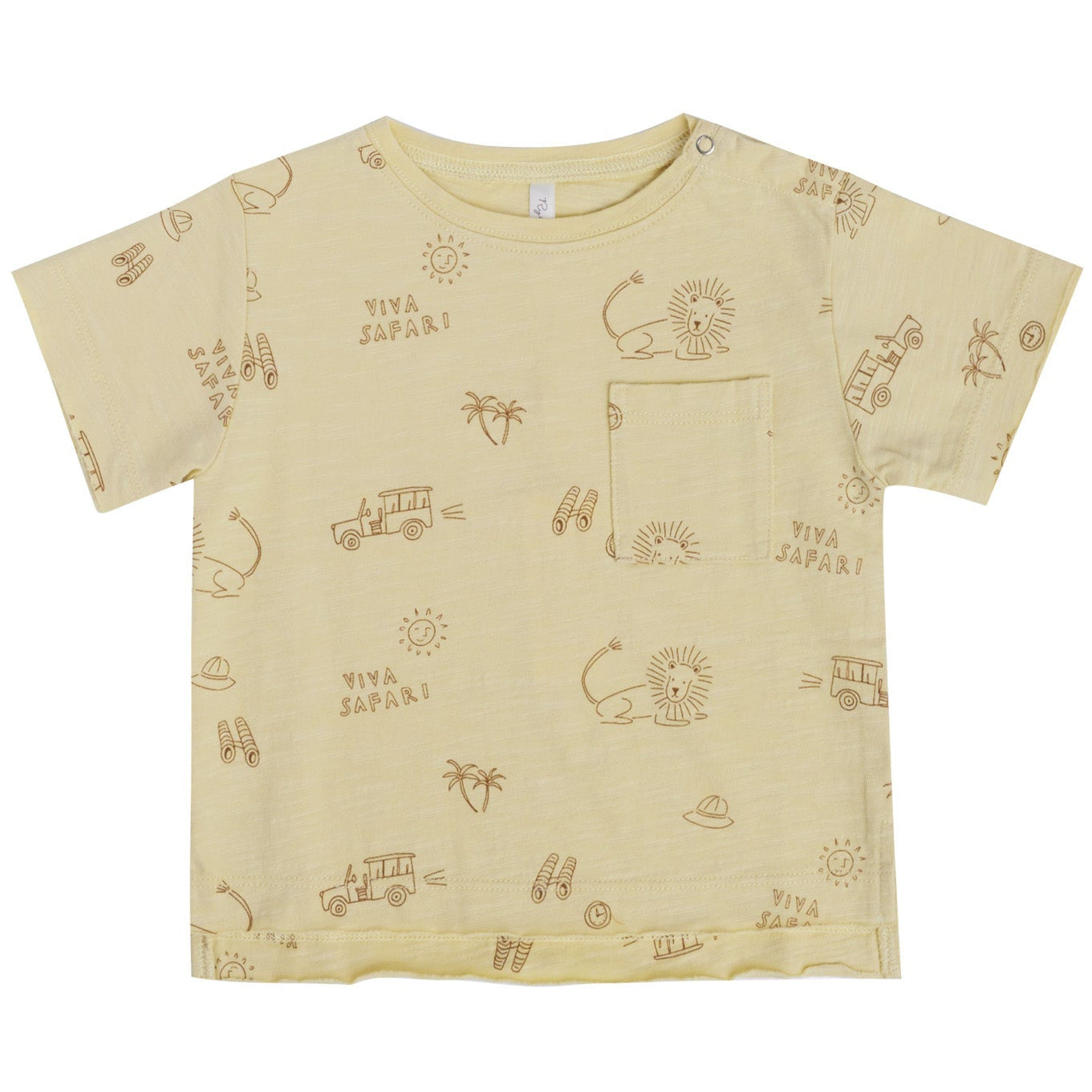 raw edge t-shirt || viva safari