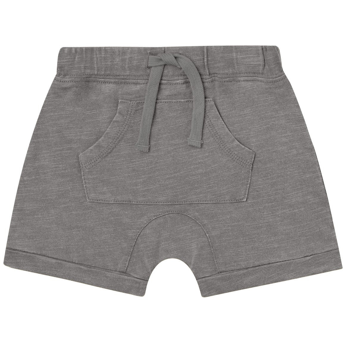 front pouch short || ink