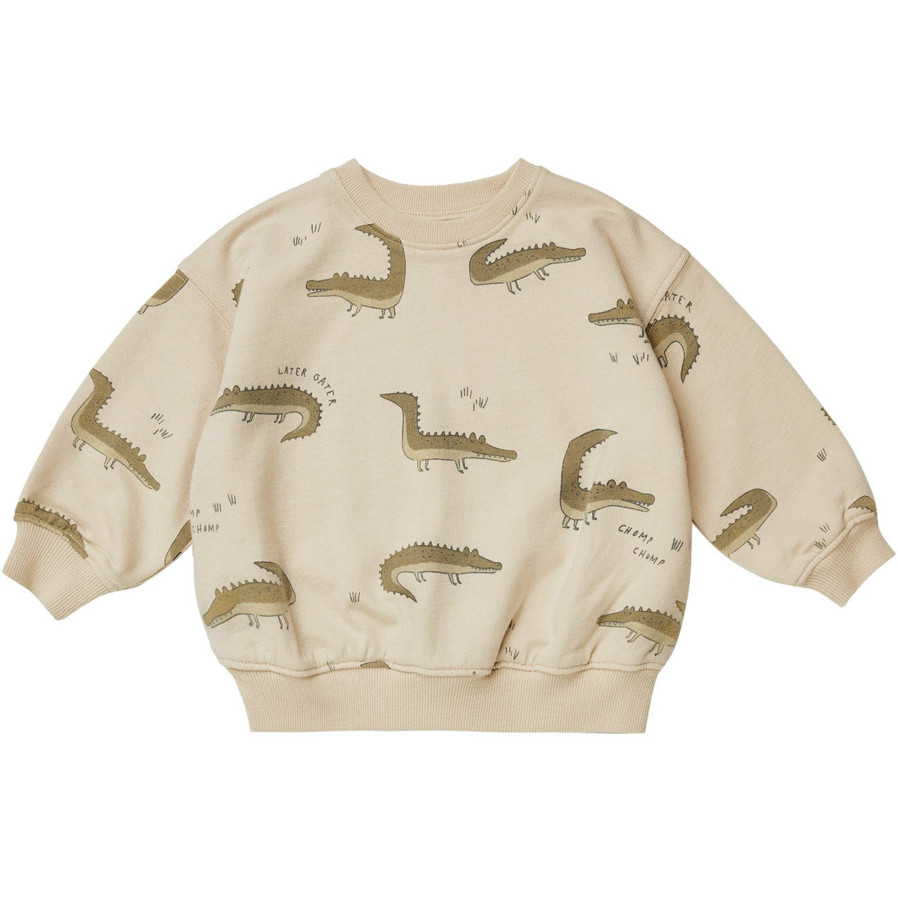 crew neck || crocodiles
