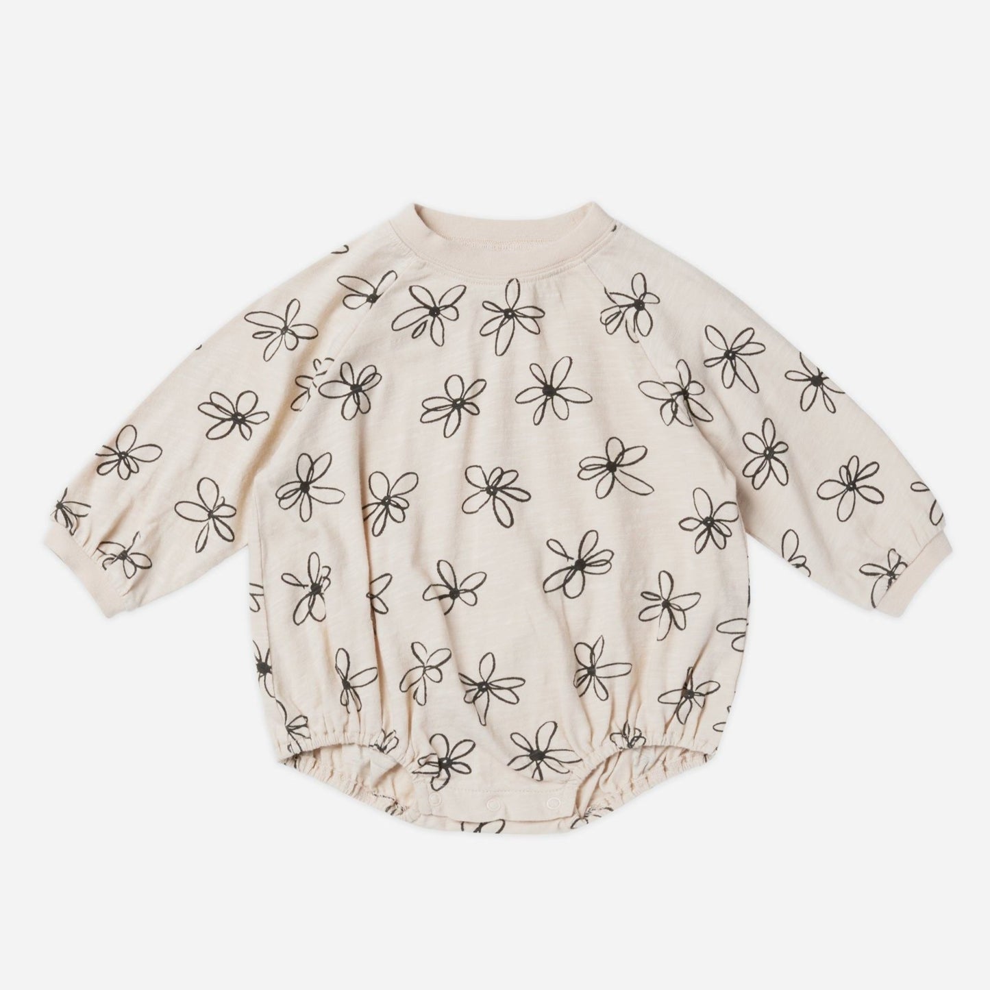 Crewneck Romper || Sketchy Fleur