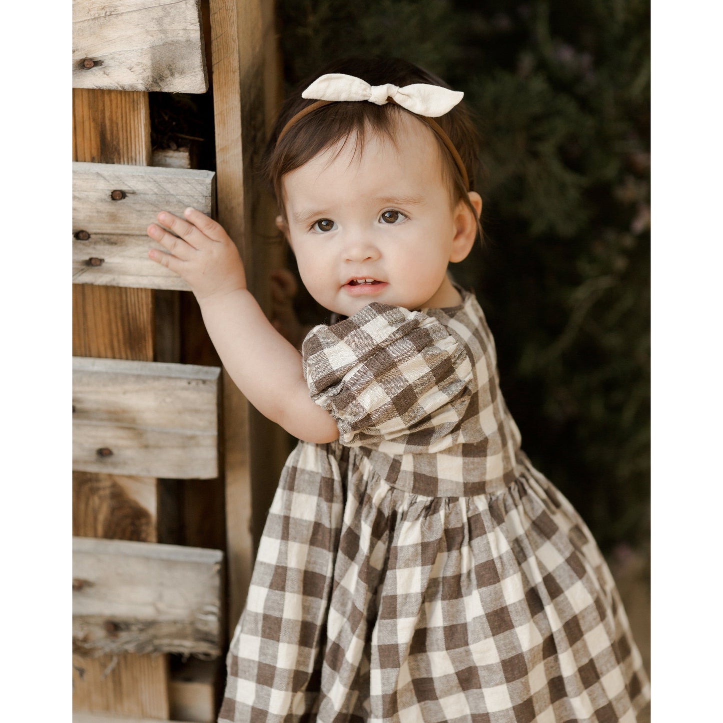 Marley Dress || Charcoal Check