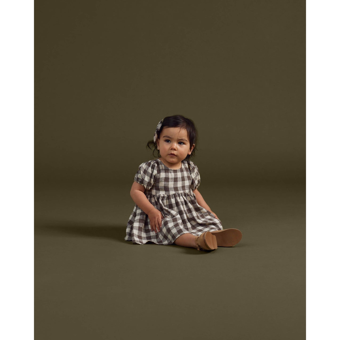 Marley Dress || Charcoal Check