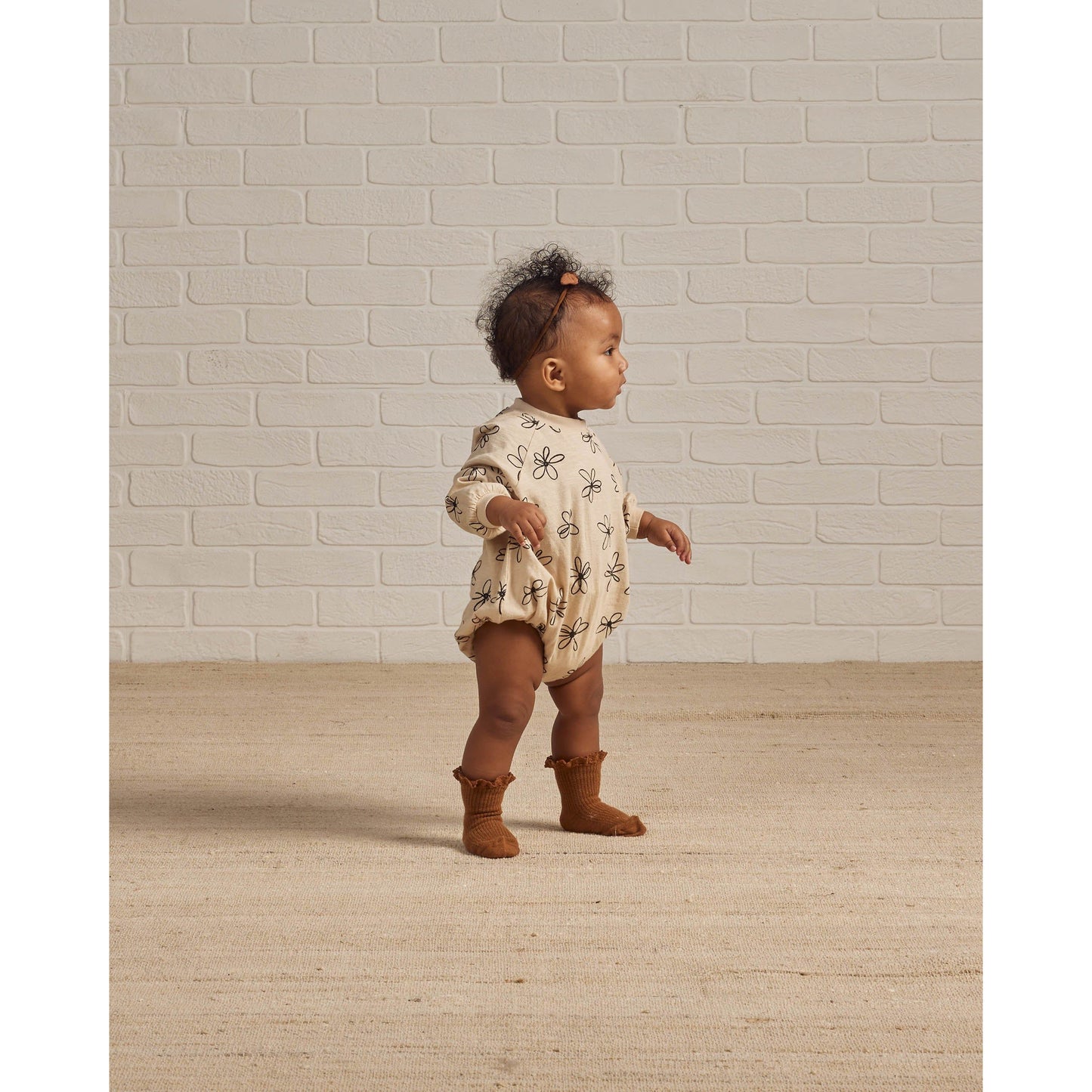 Crewneck Romper || Sketchy Fleur
