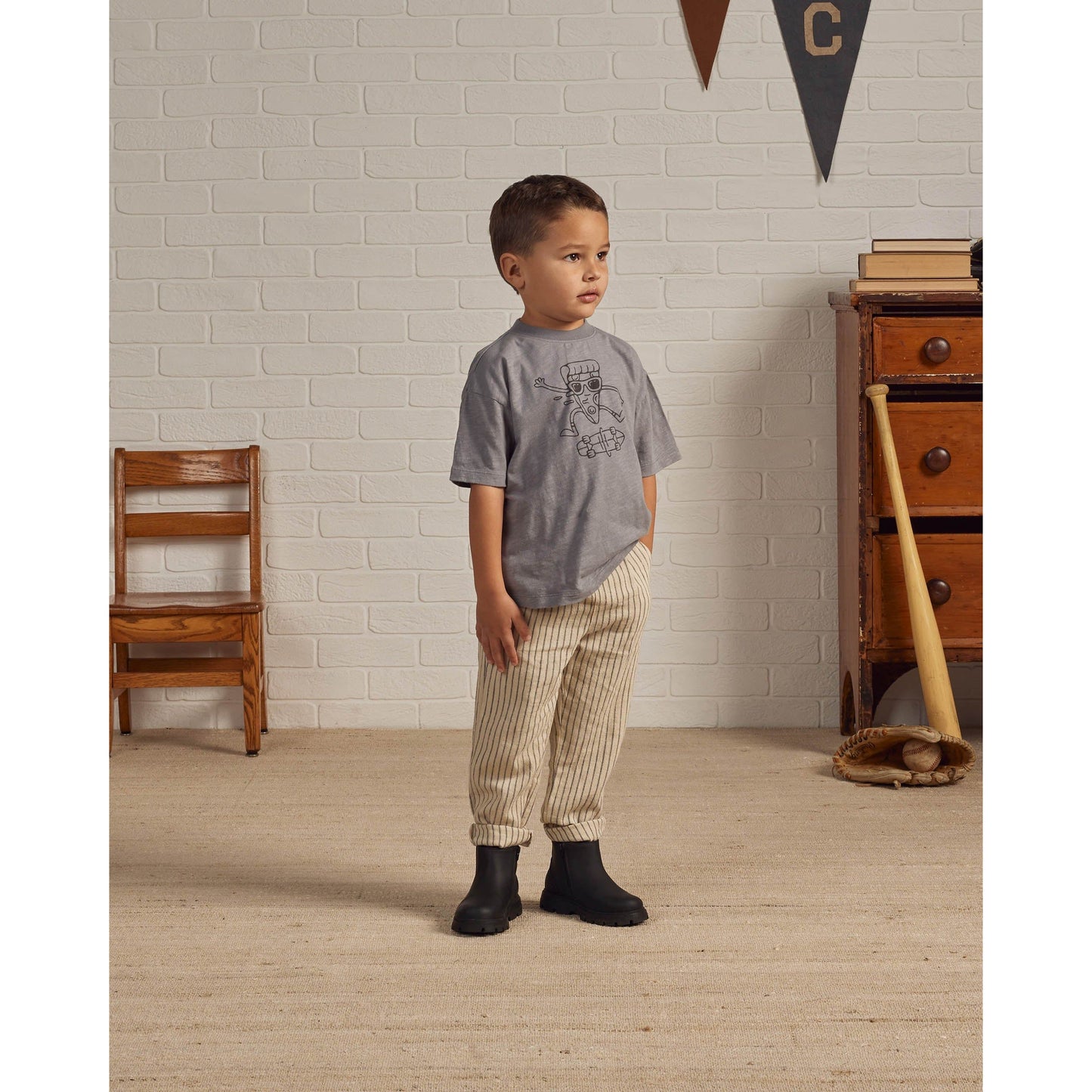 Relaxed Tee || Pizza Man