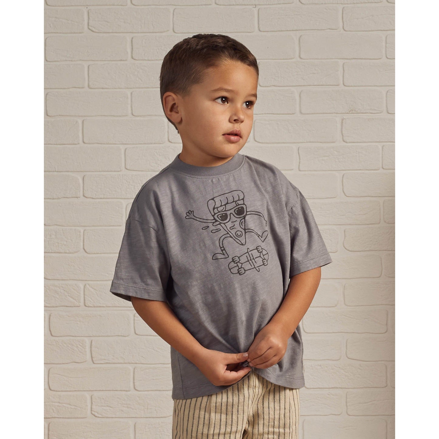 Relaxed Tee || Pizza Man