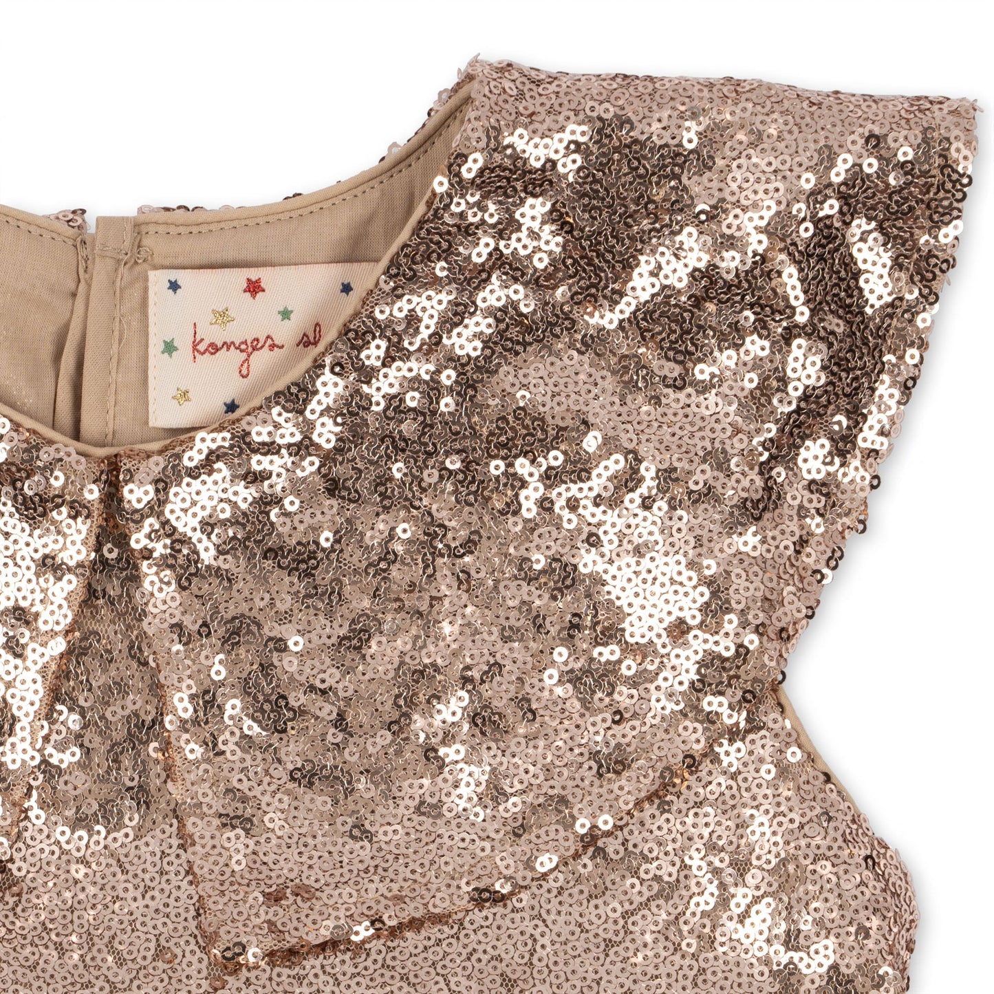 STARLA SEQUIN DRESS - GOLD BLUSH