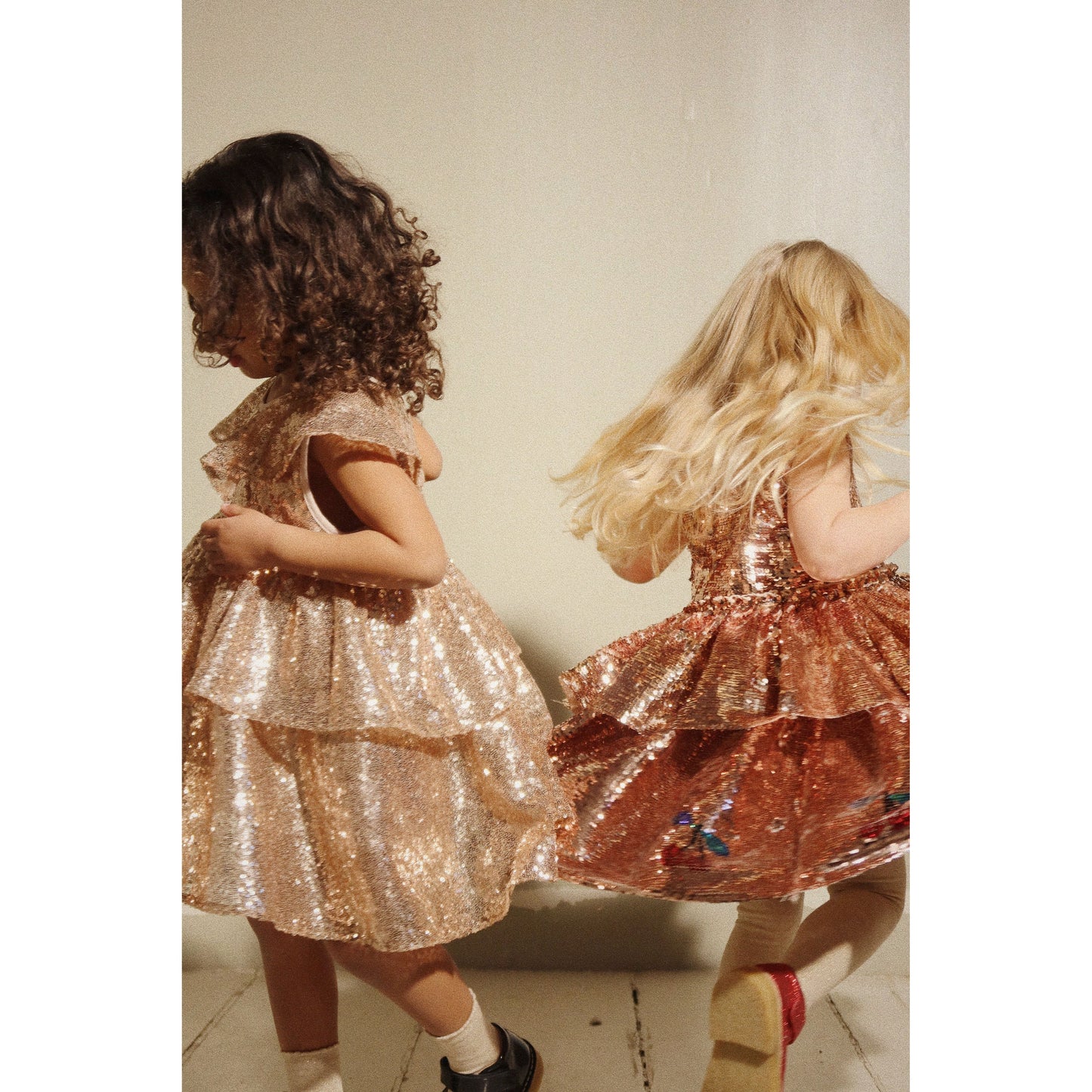 STARLA SEQUIN DRESS - GOLD BLUSH