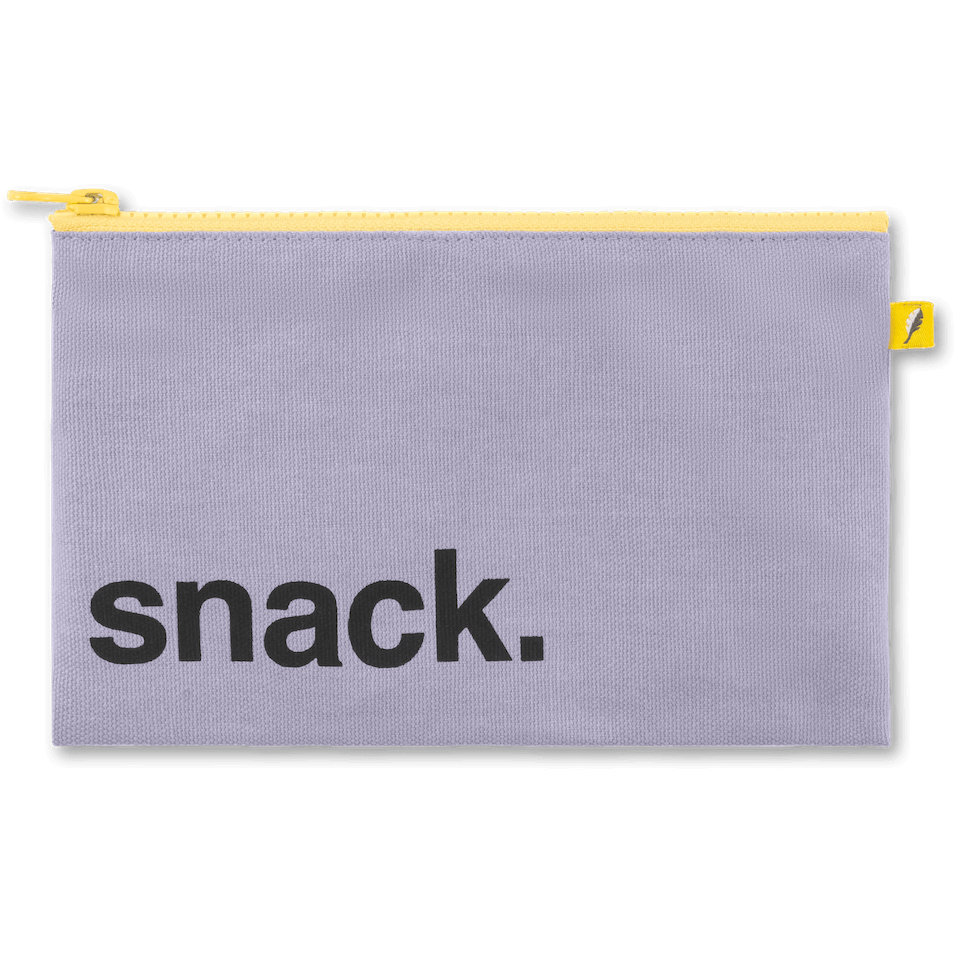 Lavender Zip Snack Pouch