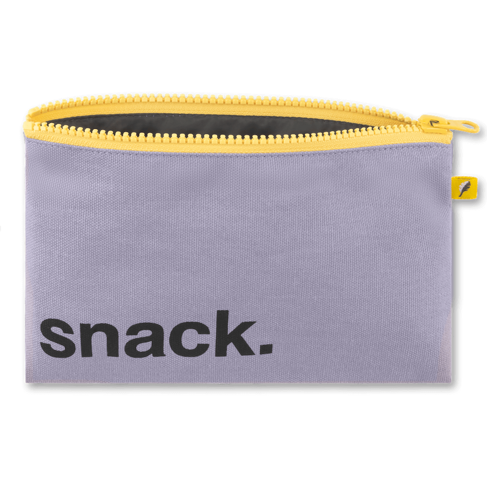 Lavender Zip Snack Pouch