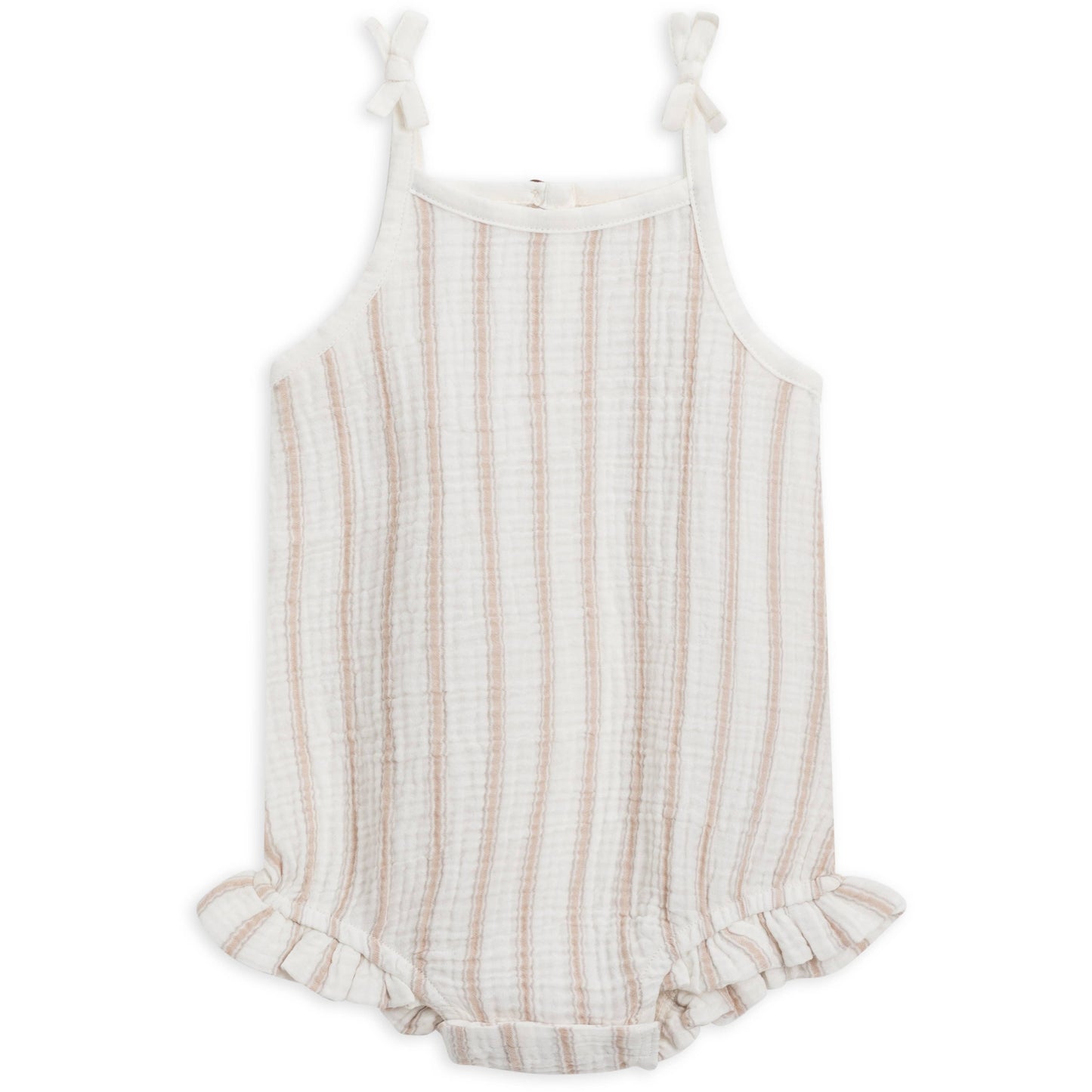 Organic Baby Ada Muslin Romper - Arley Stripe