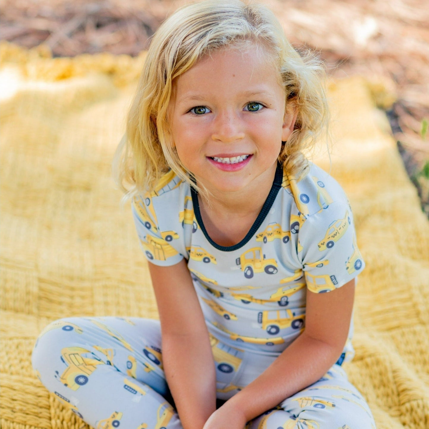 Big Kid PJ S/S - City Cars