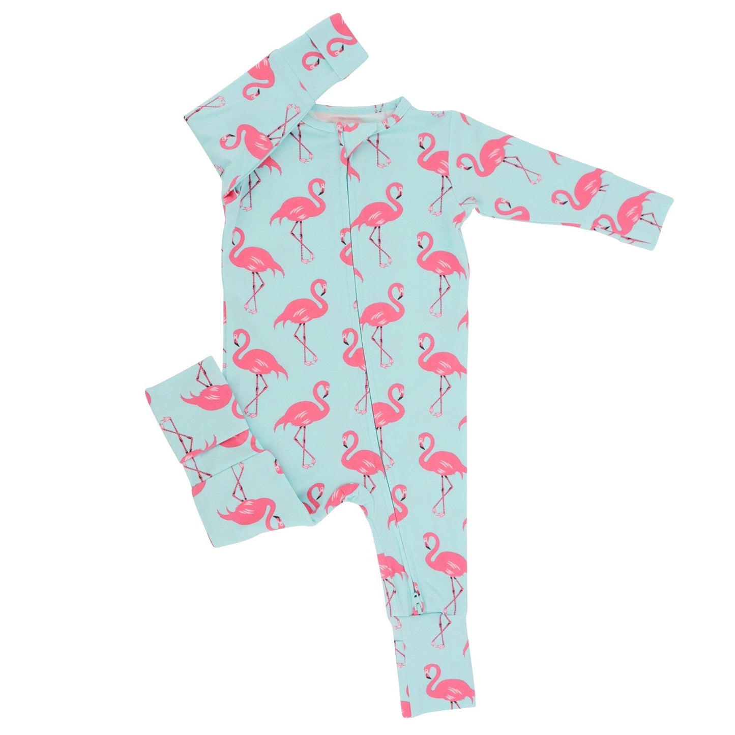 Convertible Romper - Flamingo
