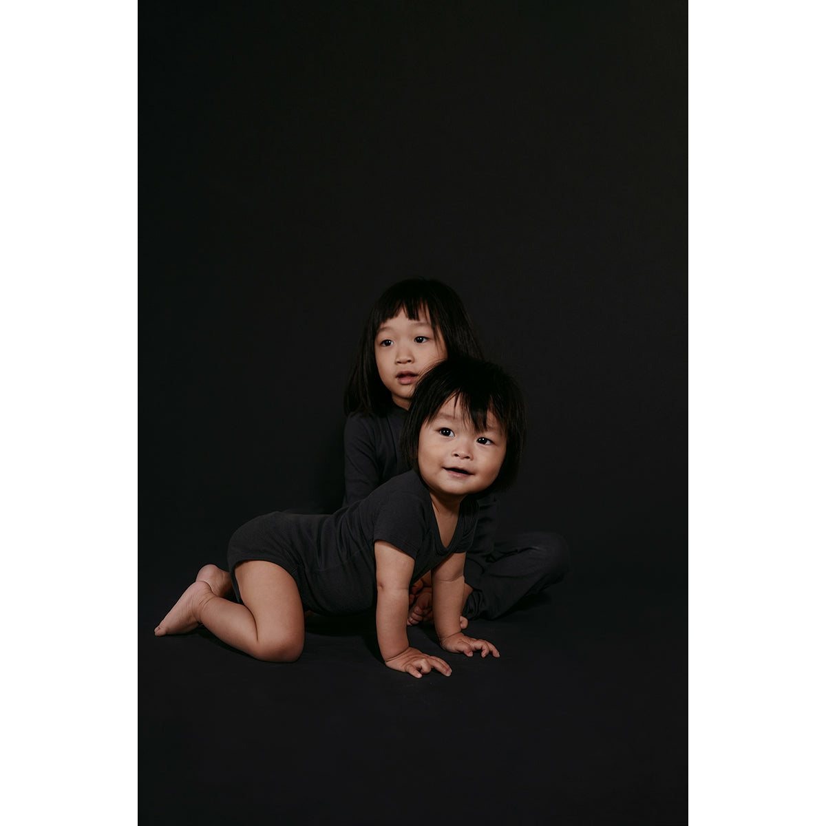 Baby S/S Onesie 2 Pack - Nearly Black