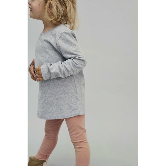 L/S Tee - Grey Melange