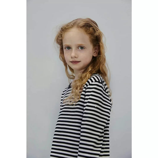 L/S Tee - Nearly Black/Off White