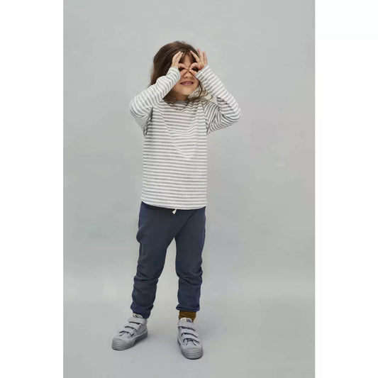 L/S Tee - Grey Melange/Off White