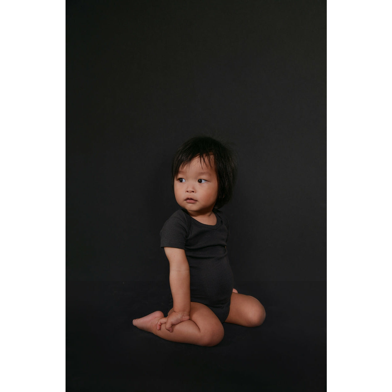 Baby S/S Onesie 2 Pack - Nearly Black