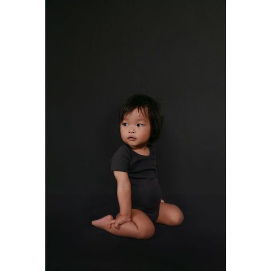 Baby S/S Onesie 2 Pack - Nearly Black