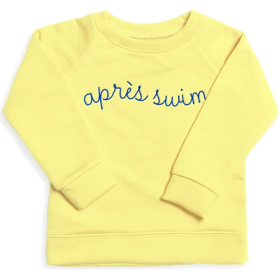 Lemon Apres Swim Organic Pullover
