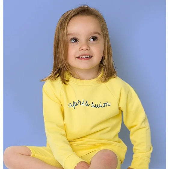 Lemon Apres Swim Organic Pullover
