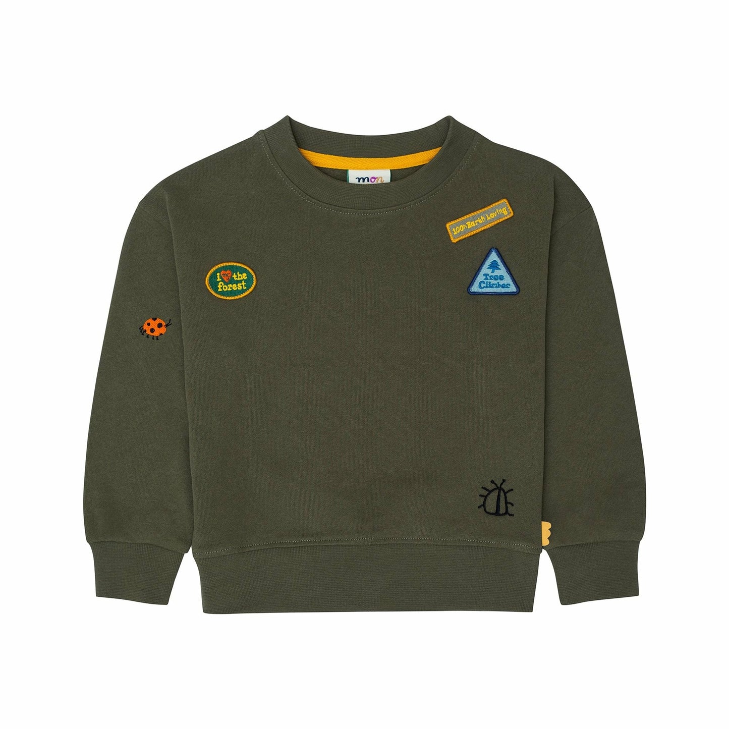 Patches Sweatshirt - Olive