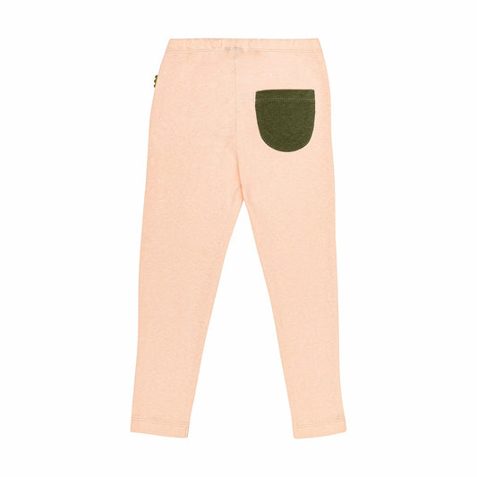 Patch Pocket Leggings - Pink