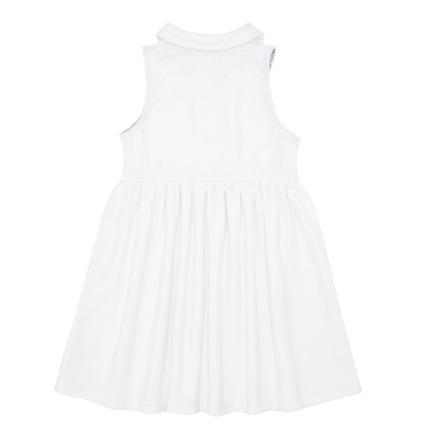 white french terry tennis dress