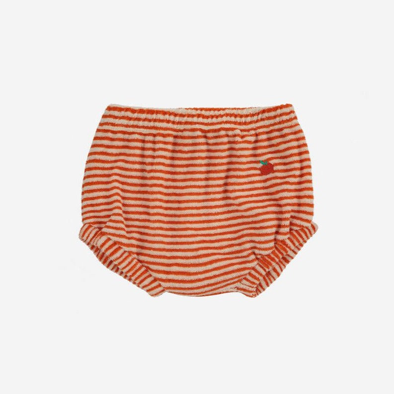 Baby Orange Stripes Terry Bloomer