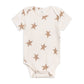 Organic Baby Afton Bodysuit - Star/Truffle