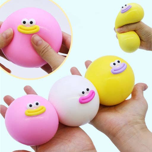 Kawaii Silly Face Mochi Squishy Stress Ball – M