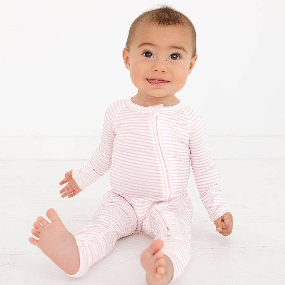 Ballet Stripe Bamboo Sleeper