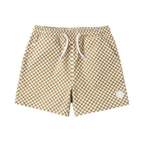 Boardshort || Ocre Check