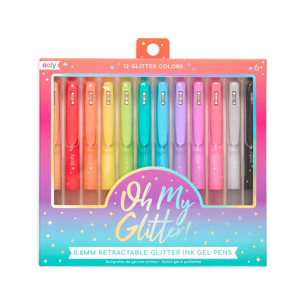 OOLY - Oh My Glitter!: Retractable Glitter Ink Gel Pens