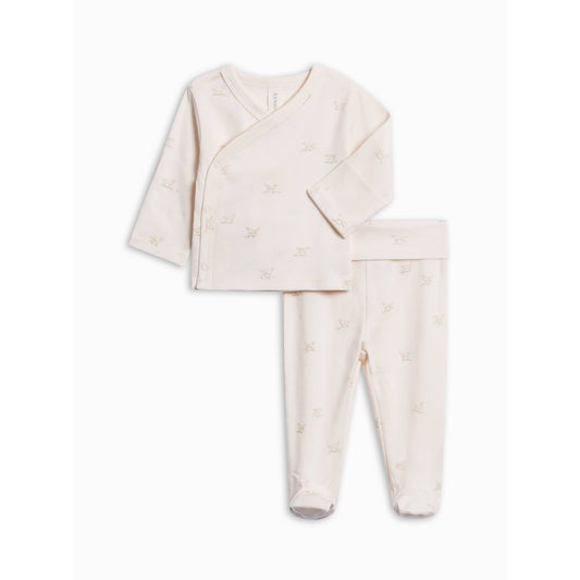 Riley 2 Piece Kimono Top and Pant Set - Field Dog