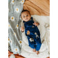 Elephant - Organic Cotton Jacquard Sweater Knit Baby Blanket