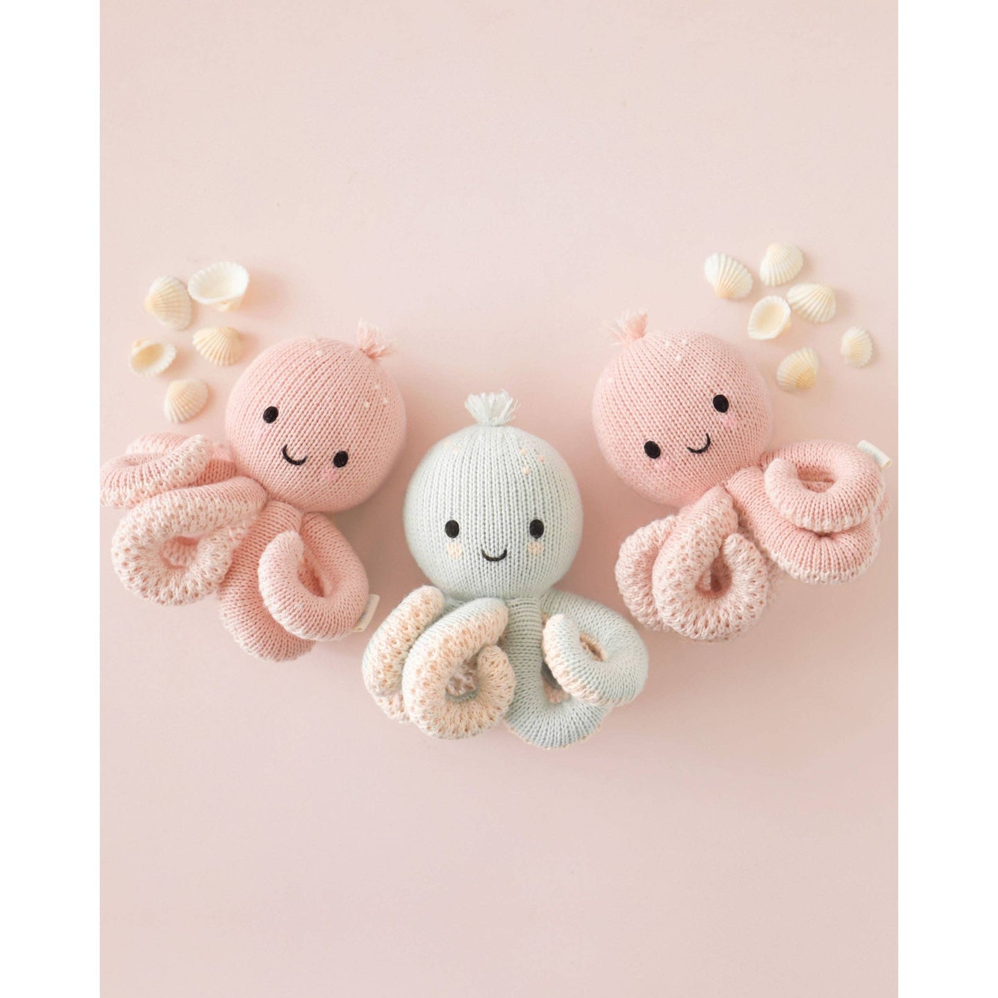 Baby octopus (soft coral pink)