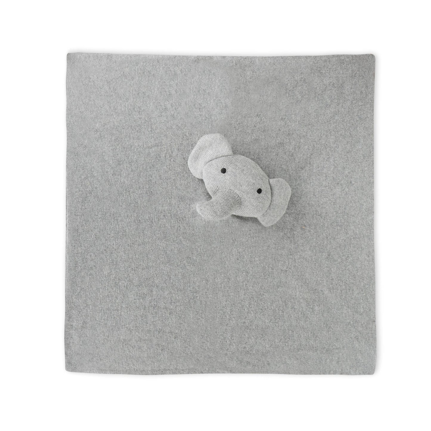 Elephant - Organic Baby Lovey Security Blanket Cuddle Cloth: Natural