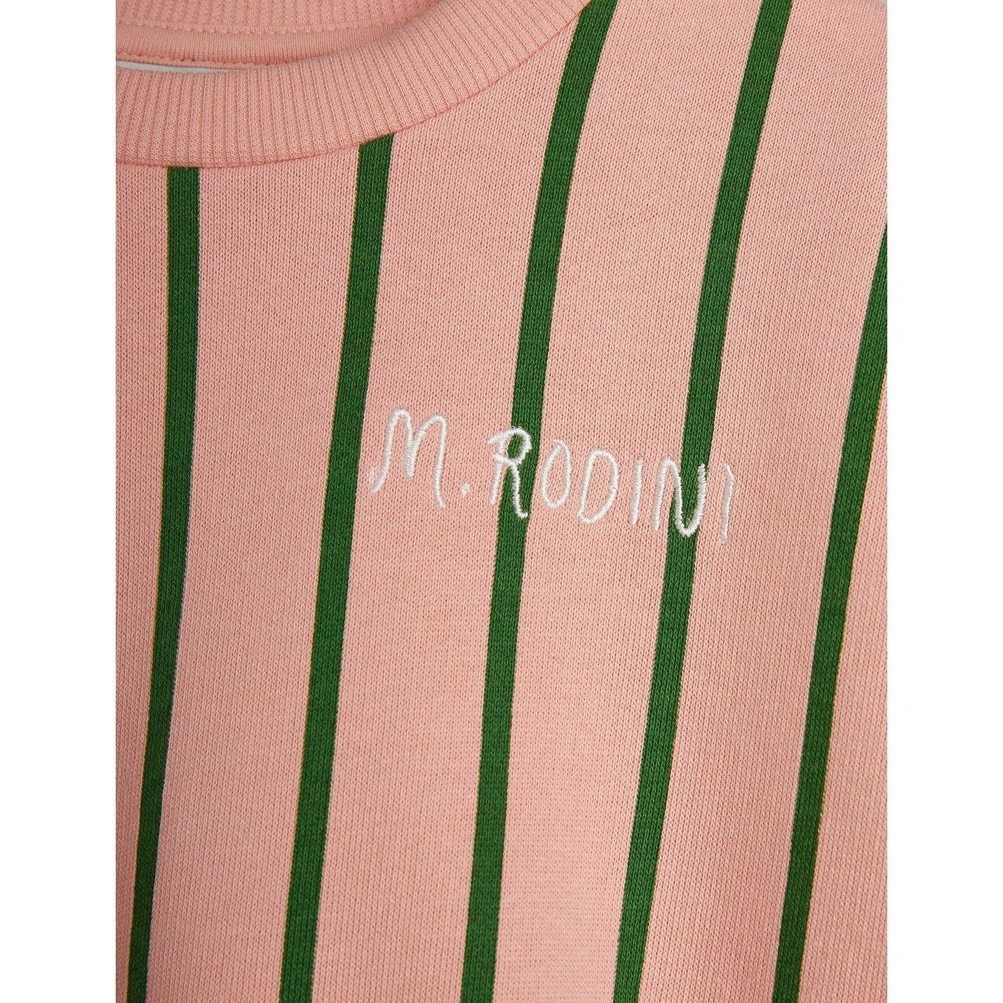 vertical stripe sweatshirt