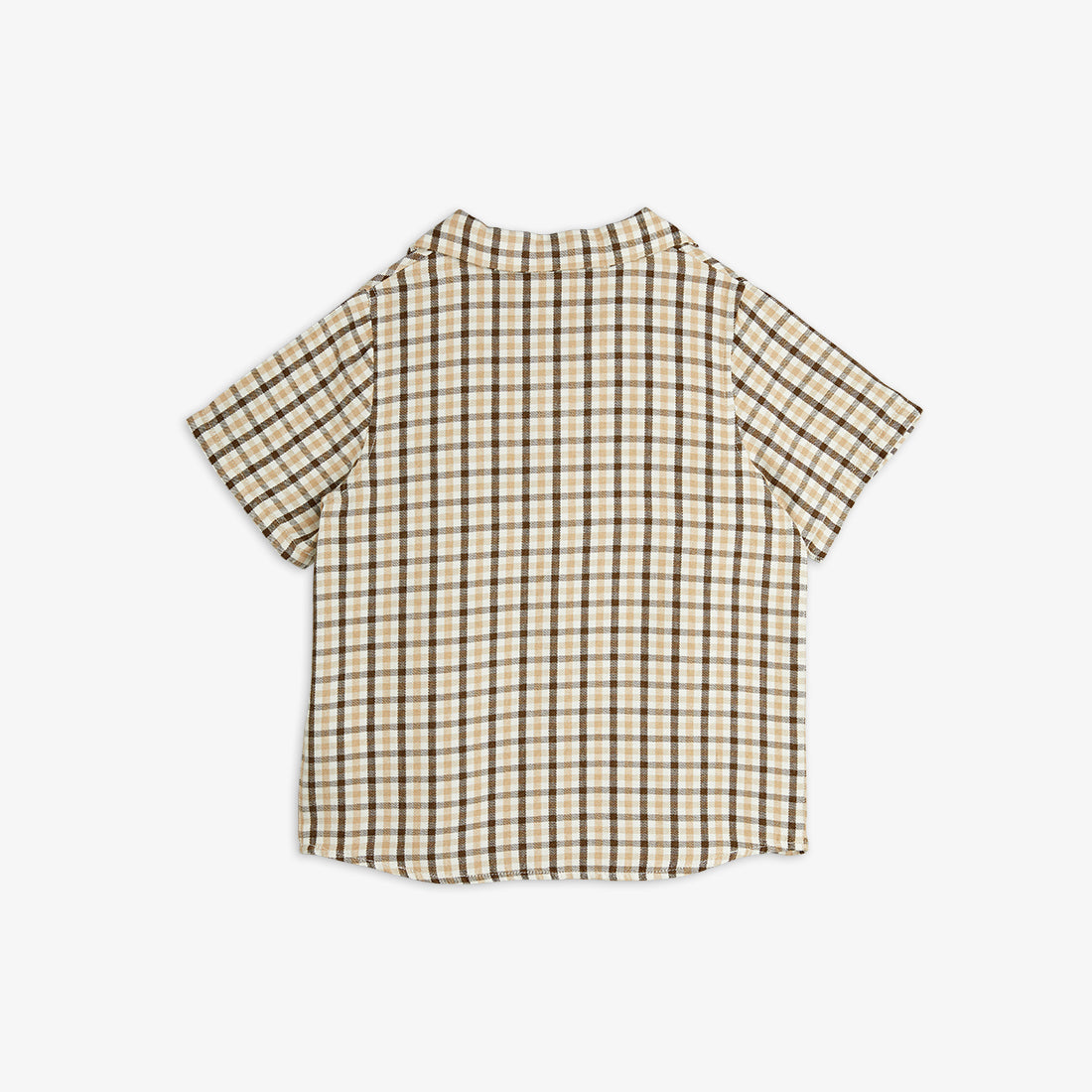 gingham woven shirt