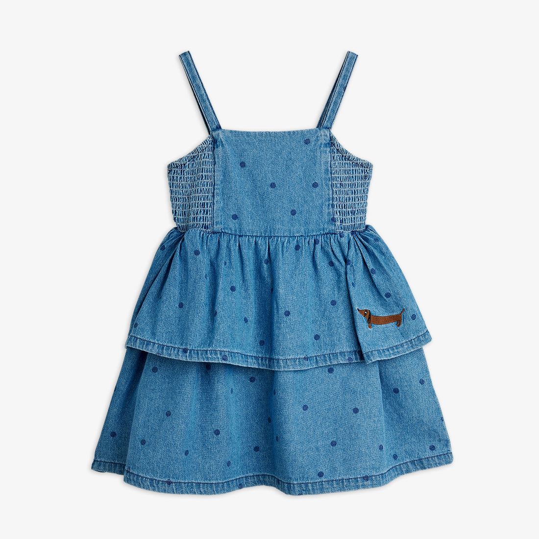 Denim Dots Dress