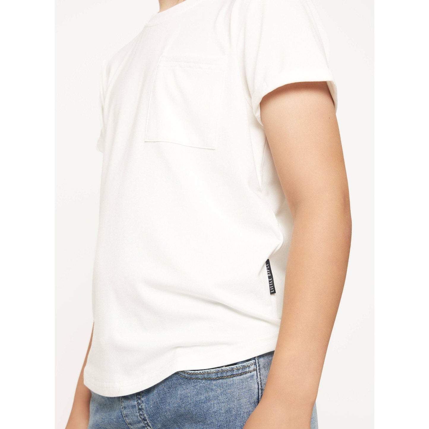 Bamboo Pocket Tee - Off White